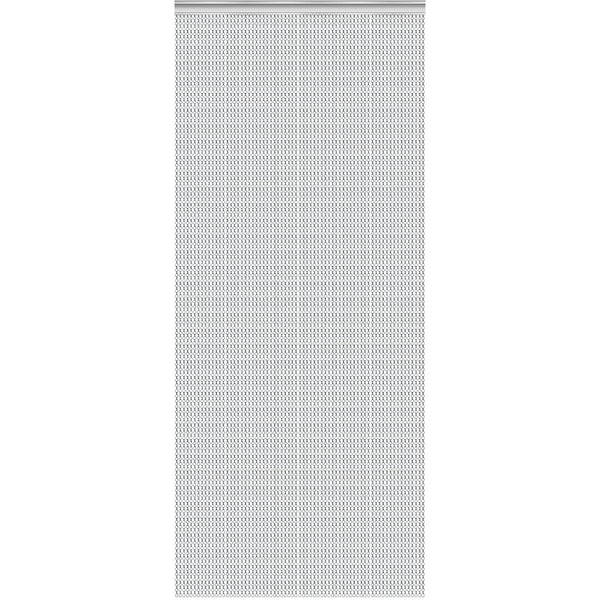 Aluminium Door Fly Screen Metal Chain Curtain Blind Insect Blinds 214cm *90cm