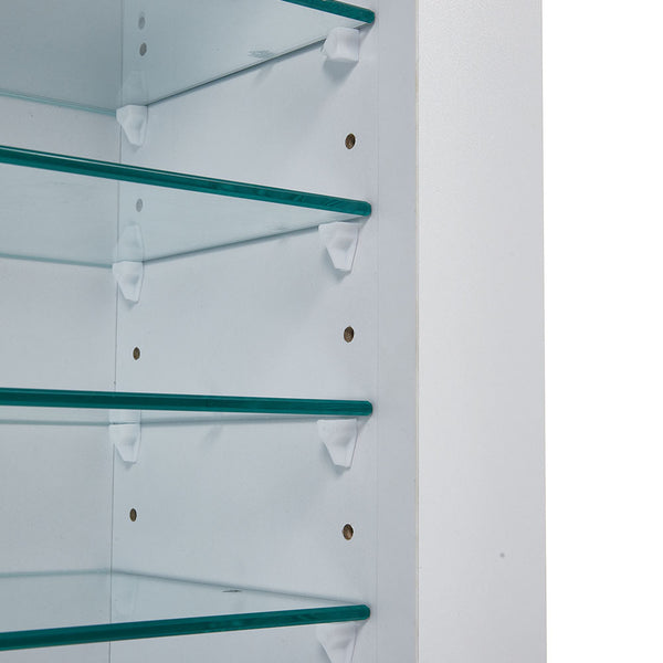 5-Layer Transparent Collection Display Cabinet, Space-Saving Display Cabinet for Home, Office, Bathroom, Living Room, Wall Mounted, Multi-tier Shelving, Space-Saving, Durable Organizer, Ideal for Storage and Decoration