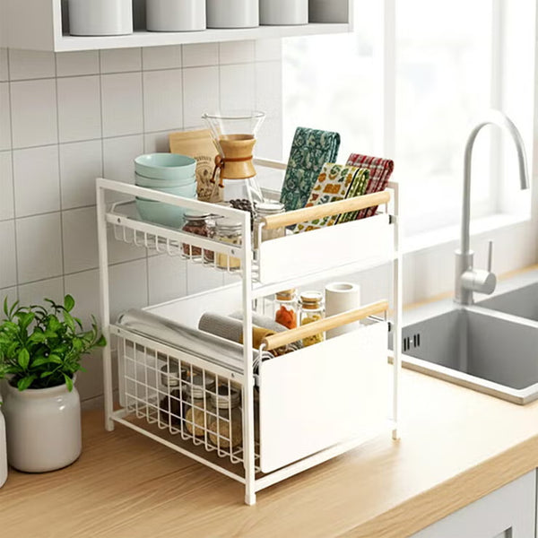Mesa 2 Tier Organiser with Drawers