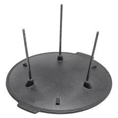 1PC Heavy-duty Cast Iron Tripod Barbecue Tray, Round Barbecue Tray Grill, Multi-functional Cast Iron Tray, Suitable for Various Scenarios Such As Campfires, Picnics and BBQs.