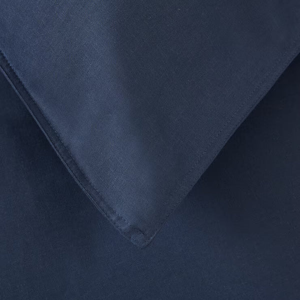 Panda Bamboo & French Linen Navy Duvet Cover Set in 3 Sizes