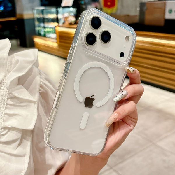 Phone Case: Suitable for iPhone 17 Promax/Pro/ Air, 16 Plus, 15, 14 Pro Max, 13, 12, 11 and Samsung Galaxy S22/23/24/25 Plus Ultra FE.A Perfect Gift for Friends, Boyfriend, Girlfriend or Family. Simple Shockproof Acrylic Transparent Magnetic Phone