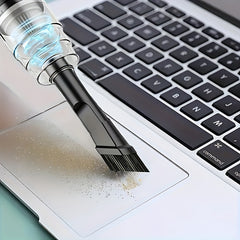 Newly Upgraded Model, Portable Cordless Handheld Vacuum Cleaner, Cyclone Suction Cordless Vacuum Cleaner, Large Suction USB Fast Charging with Seam Brush Computer Cleaning Head Multi-purpose. Suitable for Car/office/home, Labor Day Gift