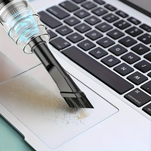 Newly Upgraded Model, Portable Cordless Handheld Vacuum Cleaner, Cyclone Suction Cordless Vacuum Cleaner, Large Suction USB Fast Charging with Seam Brush Computer Cleaning Head Multi-purpose. Suitable for Car/office/home, Labor Day Gift