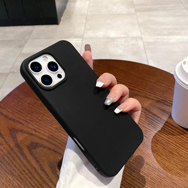 Phone Case: Phone Case - Suitable for Apple 16 Pro Max Phone Case, iPhone 17 Pro Max iPhone 16 iPhone 15 with a Skin-Like Pure Color Soft for 14/13/12/11.
