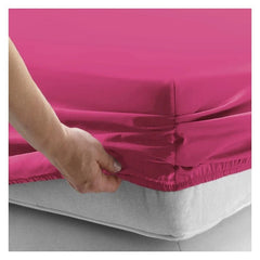 40cm Extra Deep Fitted Sheet – Solid Color Deep Pocket Sheet, Soft & Breathable Microfiber Bedding, All Seasons, Hotel-Quality, Machine Washable, Single, Double, King & Super King Sizes