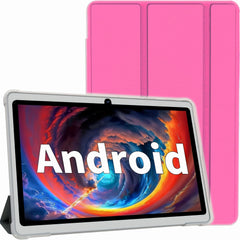 2025 Android 11 tablet, 7-inch tablet with protective case, 6GB (2+4expand) RAM+32GB ROM quad core processor, 2.0MP front+2.0MP rear camera, 3000mAh IPS tablet, Wi Fi tablet, birthday gift, Father's Day