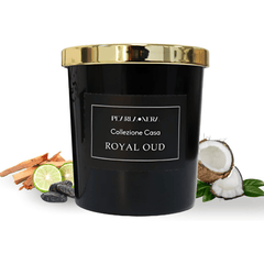 Scented Candles 7oz Soy Wax Candles for Home- Arabian Oudh Amber Rose Blossom - Meditation Aromatherapy Candle Gift Set- Relaxation Gifts for Women and Men- Upto 60 Hours