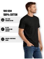 5 / 10 Pack Men'S Cotton T-Shirts – Super Soft Breathable Stretch Tees – Durable Comfort Fit Casual, Work or Sports Men'S Tops Multipack – Local UK Shipping
