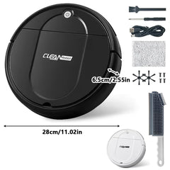 4 Motor Powerful Robot Vacuum and Mop Self Cleaning Station Uses Only Water for Strong Scrubbing and Suction