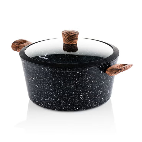 Westinghouse Special Edition Cookware Set Soft Touch, Wood Effect Handles, 11 Piece