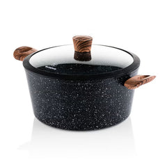 Westinghouse Special Edition Cookware Set Soft Touch, Wood Effect Handles, 11 Piece