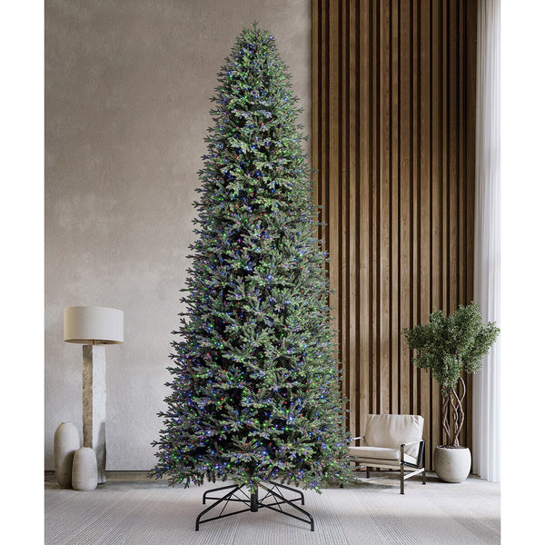 15 Ft (4.6M) Pre-Lit Aspen Artificial Christmas Tree with 6,000 Colour-Changing LED Lights
