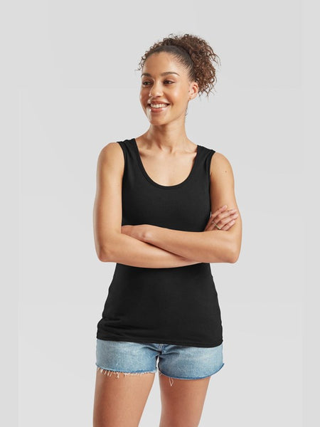 Fruit of the Loom 61376 Ladies' Feminine Fit Sleek Silhouette Valueweight Athletic Vest - Everyday Comfort, Soft Handfeel, Timeless Appeal | Women'S Top
