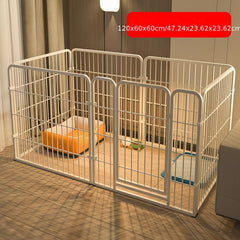 6 Panels Dog Pen | Pet Puppy Playpen Metal Exercise Play Fence for Indoor and Outdoor Use