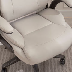 La-Z-Boy Air Lumbar Manager'S Office Chair with Flip up Arms, Beige