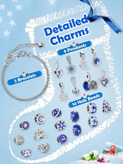 Girls Advent Calendar 2025 Women Jewellery: Ladies Charm Bracelet Advent Calendar 2025 Women Stocking Fillers for Teenage Girls Xmas Gifts Teen Girl