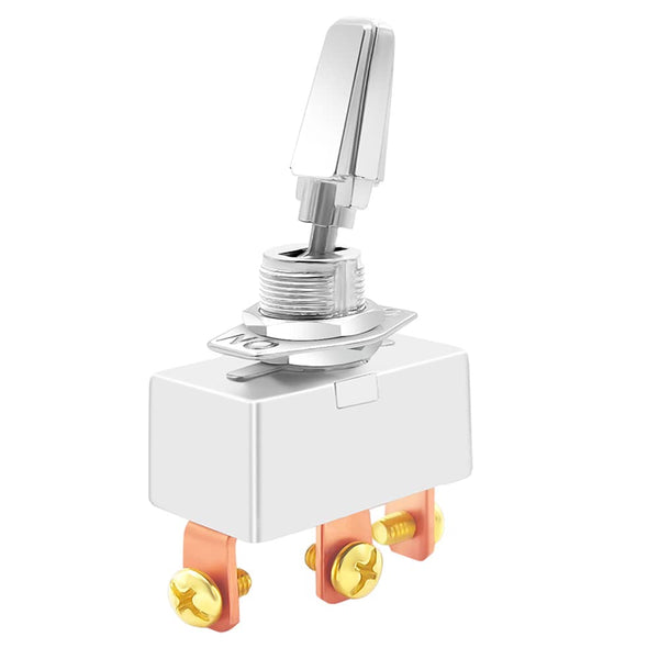 Gebildet Metal Toggle Switch 25A 12VDC/15A 24VDC/10A 250VAC/ 15A 125VAC SPST On/Off 2Pin 2 Position