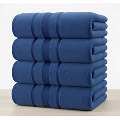 4X Bath Sheets 80x155CM Pure Cotton Big Size Large Bathroom Towels Set Quick Dry Soft Bath Towels