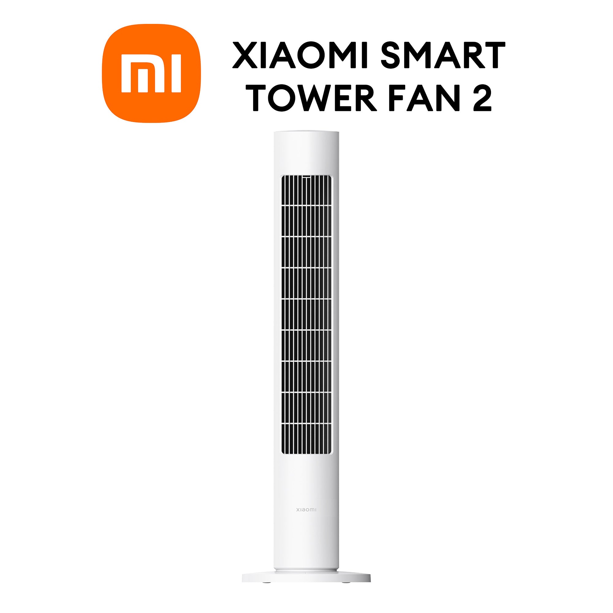 Xiaomi 2 Intelligent Tower Fan, 150° Rotating Tower Fan with Intelligent App Control, 3 Modes, Range 10 m, Energy Efficient