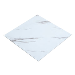5m² 24pcs PVC Marble Effect Peel and Stick Flooring Planks Flooring Stickers Silent Tile Floorboard Self-adhesive Floor Tiles 2mm Thick Wear-resistant Layer 0.07mm, Waterproof Plank Wall Plank Simulated for Bedroom Kitchen Living Room 18 X 18 Inch 5m²