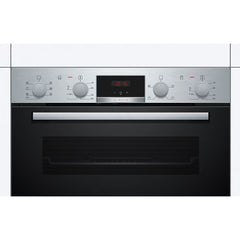 Bosch Series 4 NBS533BS0B Double Oven, a Rated in Stainless Steel