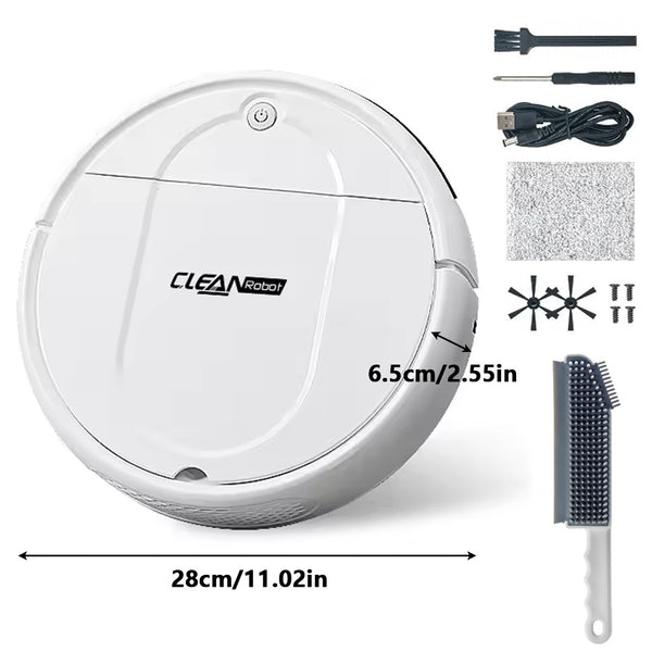 4 Motor Powerful Robot Vacuum and Mop Self Cleaning Station Uses Only Water for Strong Scrubbing and Suction