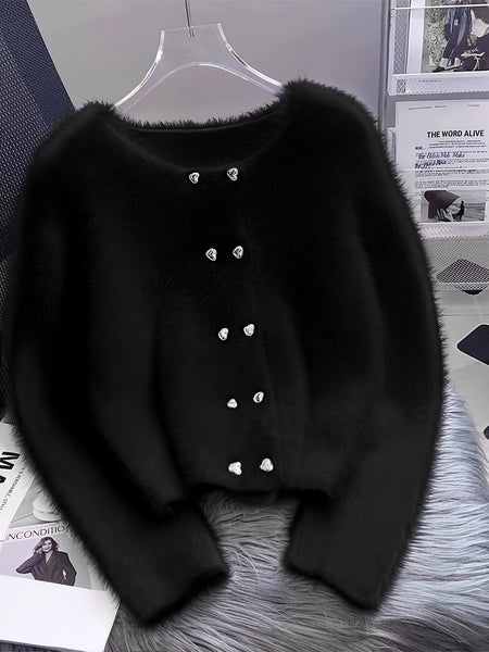 Premium Warm Faux Mink Sweater