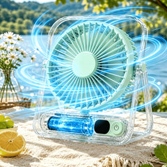 2026 Upgraded USB Desktop Fan with Smart Digital Display And Ultra-Quiet Airflow for Office, Home, Study, And Gift Choice