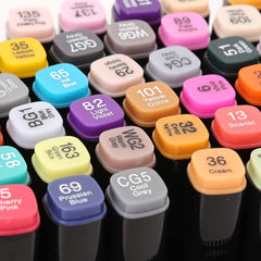 204/ 168/100/80/60 Colors Coloring Pens, Christmas Art Supplies Art Markers with Bag, Dual-Tip Graffiti Pens for Adults Coloring, Alcohol-Based Drawing Pens for Sketching Illustration - Perfect Easter Gifts, Mother's Day Gifts Suitable for Painting