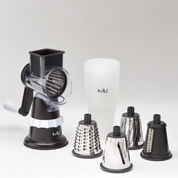 MIU Rotary Drum Grater with 4 Attachments