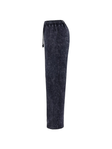 Women Acid Wash Zip Tracksuit Straight Leg Joggers - Stylish Female Jacket - Womenswear Full Sleeve Casual Comfort Zip Style Drawstring Pant