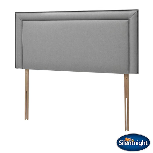 Silentnight Malvern Slate Grey Fabric Headboard, Single
