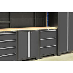 Hilka 24 Gauge Steel 9 Piece Cabinet Set