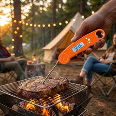 Alivio Instant Read Digital Meat Thermometer, 1–3s Fast, ±0.8°F Accuracy, Backlit LCD, Foldable Probe, BBQ & Cooking Tool (Pack of 1Pc)