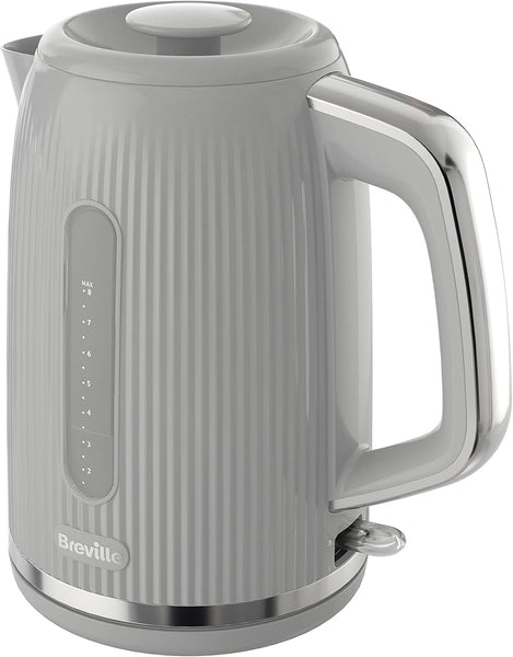 Breville Bold Vanilla Cream Electric Kettle | 1.7L | 3Kw Fast Boil | Cream & Silver Chrome [VKT223]