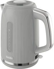 Breville Bold Vanilla Cream Electric Kettle | 1.7L | 3Kw Fast Boil | Cream & Silver Chrome [VKT223]