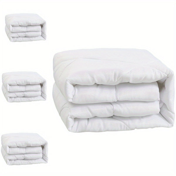 1 All-Season Hotel-Style Bedding Quilted Duvet- Ultra-Soft With Diamond Grid Design (White, Tog 10.5, 135x200cm/ 200x200cm/ 230x220cm/ 260x220cm)