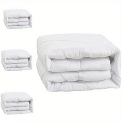 1 All-Season Hotel-Style Bedding Quilted Duvet- Ultra-Soft With Diamond Grid Design (White, Tog 10.5, 135x200cm/ 200x200cm/ 230x220cm/ 260x220cm)