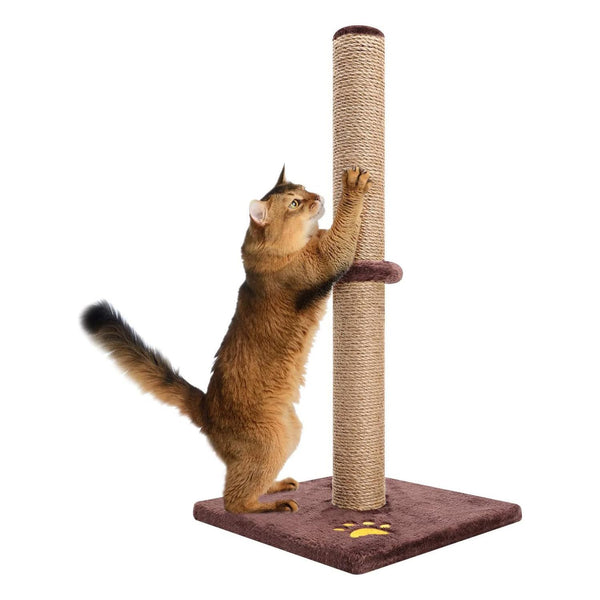 Cat Scratching Post 62CM Pole Scratcher Tree Scratch Post Woven Sisal Tall