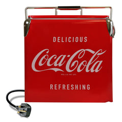 Coca-Cola 13L Stainless Steel Ice Chest with Bottle Opener 18 Can