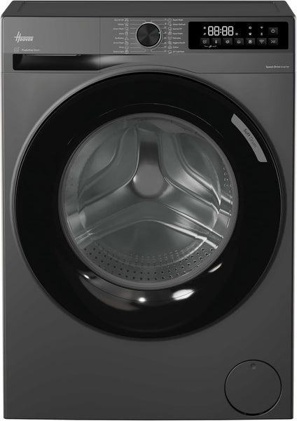 Hoover H-WASH 350 9Kg Freestanding Washing Machine, 1400 RPM, a Rated, Eco-Power Inverter Motor, Hon App, 60 Programmes, Eco Doser, Power Care System, White, 60X53X85 Cm - H3WPS496TAMB6-80
