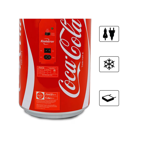 Coca Cola 5.4L Coke Mini Fridge 8 Can Portable Cooler in Red