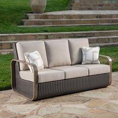 Sunvilla Violet 4 Piece Wicker Deep Seating Set + Cover