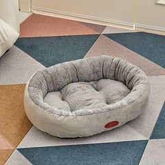 Luxury Soft Washable Pet Bed - Plush Warm Dog & Cat Cushion with Rounded Edges, Cozy Modern Bed for Small to Large Pets, Durable Easy-Clean Fabric, S/M/L/XL Sizes, Indoor/Outdoor Use, No Assembly Required, Ideal for Puppies & Kittens, Puppy Bed