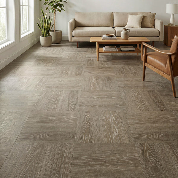 Marble Floor Tiles Self Adhesive, Vinyl Flooring Peel and Stick Floor Tiles Waterproof for Kitchen Living Room and Bathroom DIY Flooring 30x30cm 12pcs (1.08㎡)