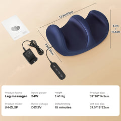 YUNSHAW Foot Massager Machine with Heat, 3 Heat Level & 3 Modes, Shiatsu Feet and Leg Massager, Kneading Rolling for Foot, Calf, Ankle, Leg, Plantar, Massage Gift for Mom/Dad/Women/Men (with Remote Control)