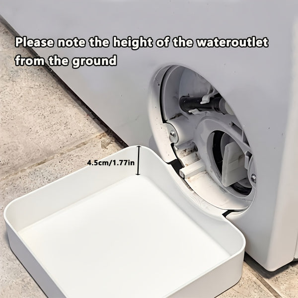 1pc Washing Machine Drainage Tray, Ideal Water Collector, Prevents Laundry Room Spills