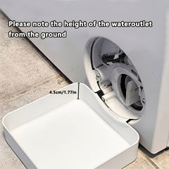 1pc Washing Machine Drainage Tray, Ideal Water Collector, Prevents Laundry Room Spills