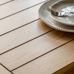 Gallery Eton Oak Extending Dining Table, Seats 6-8